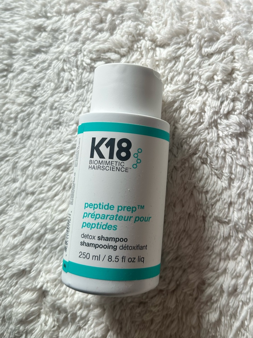 K18- peptide prep clarifying detox shampoo